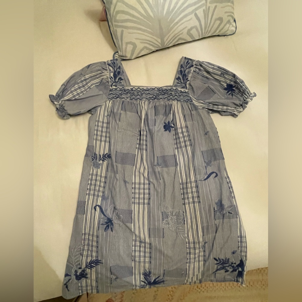 NWT Johnny Was blue dress